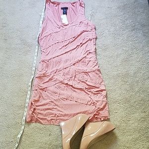 New york and company pink/peachy dress